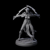 Masked Dark Elf Rogue I Miniature for Dungeons and Dragons, Pathfinder or other TTRPGs