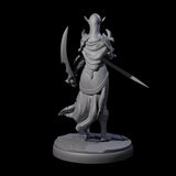 Masked Dark Elf Rogue J Miniature for Dungeons and Dragons, Pathfinder or other TTRPGs