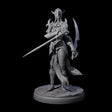 Masked Dark Elf Rogue J Miniature for Dungeons and Dragons, Pathfinder or other TTRPGs