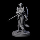 Masked Dark Elf Rogue J Miniature for Dungeons and Dragons, Pathfinder or other TTRPGs