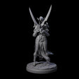 Masked Dark Elf Rogue K Miniature for Dungeons and Dragons, Pathfinder or other TTRPGs