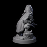 Masked Halfling Rogue Miniature for Dungeons and Dragons, Pathfinder or other TTRPGs