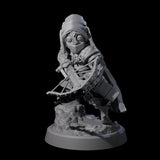 Masked Halfling Rogue Miniature for Dungeons and Dragons, Pathfinder or other TTRPGs