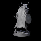 Masked Ice Clan Warrior A Miniature for Dungeons and Dragons, Pathfinder or other TTRPGs