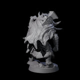 Masked Ice Clan Warrior B Miniature for Dungeons and Dragons, Pathfinder or other TTRPGs