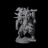 Masked Ice Clan Warrior B Miniature for Dungeons and Dragons, Pathfinder or other TTRPGs
