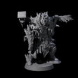 Masked Ice Clan Warrior B Miniature for Dungeons and Dragons, Pathfinder or other TTRPGs