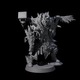 Masked Ice Clan Warrior B Miniature for Dungeons and Dragons, Pathfinder or other TTRPGs