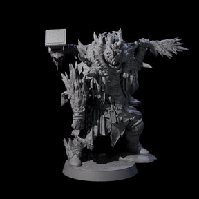 Masked Ice Clan Warrior B Miniature for Dungeons and Dragons, Pathfinder or other TTRPGs
