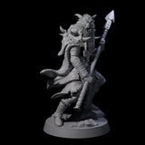 Masked Ice Clan Warrior D Miniature for Dungeons and Dragons, Pathfinder or other TTRPGs