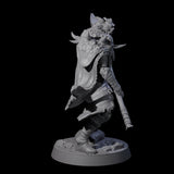 Masked Ice Clan Warrior D Miniature for Dungeons and Dragons, Pathfinder or other TTRPGs