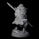 Masked Ice Clan Warrior D Miniature for Dungeons and Dragons, Pathfinder or other TTRPGs