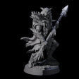 Masked Ice Clan Warrior D Miniature for Dungeons and Dragons, Pathfinder or other TTRPGs