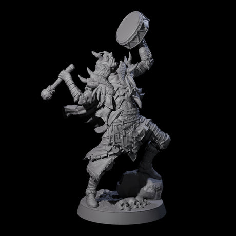 Masked Ice Clan Warrior F Miniature for Dungeons and Dragons, Pathfinder or other TTRPGs