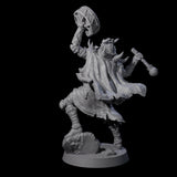 Masked Ice Clan Warrior F Miniature for Dungeons and Dragons, Pathfinder or other TTRPGs