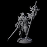 Masked Ice Clan Warrior G Miniature for Dungeons and Dragons, Pathfinder or other TTRPGs