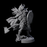 Masked Ice Clan Warriors Miniature for Dungeons and Dragons, Pathfinder or other TTRPGs