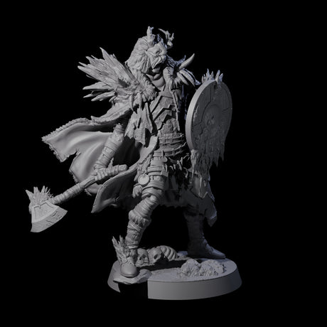 Masked Ice Clan Warriors Miniature for Dungeons and Dragons, Pathfinder or other TTRPGs