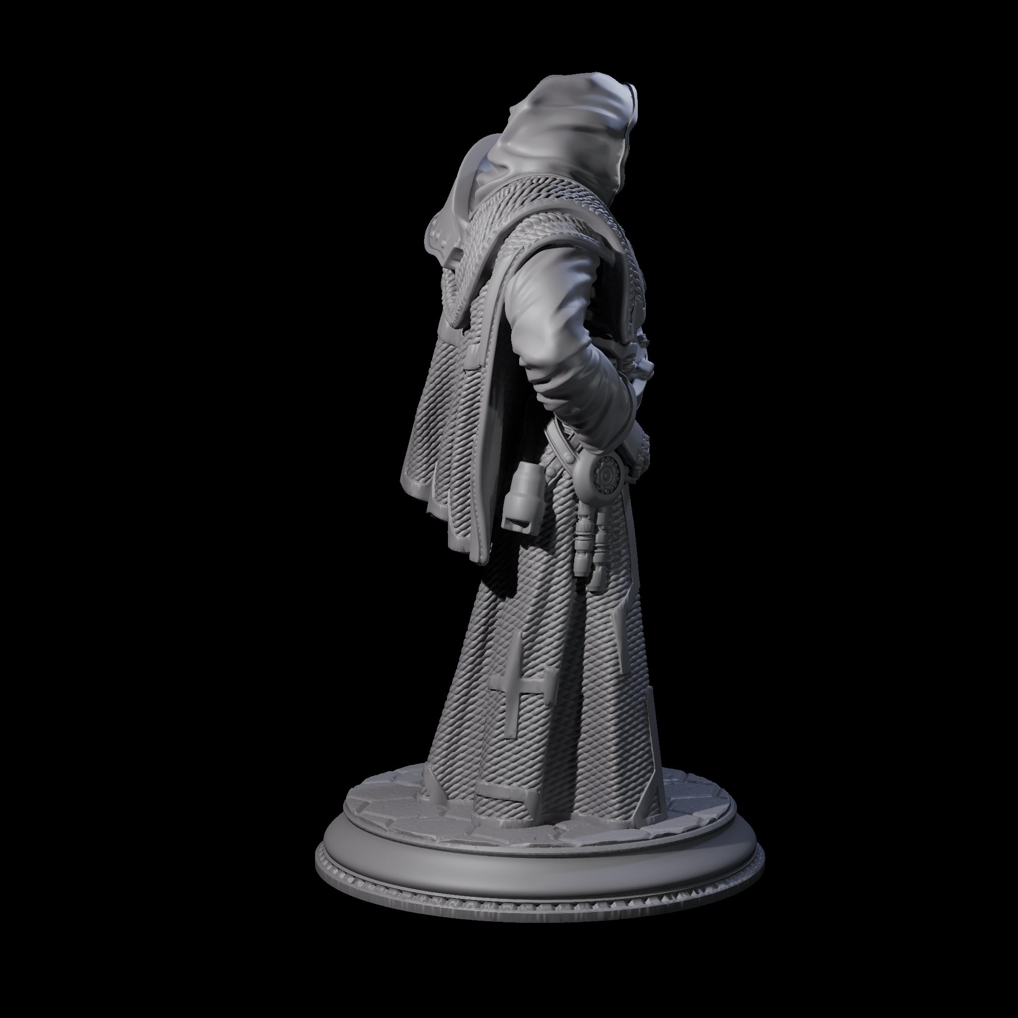 Masked Judge Miniature for Dungeons and Dragons, Pathfinder or other TTRPGs