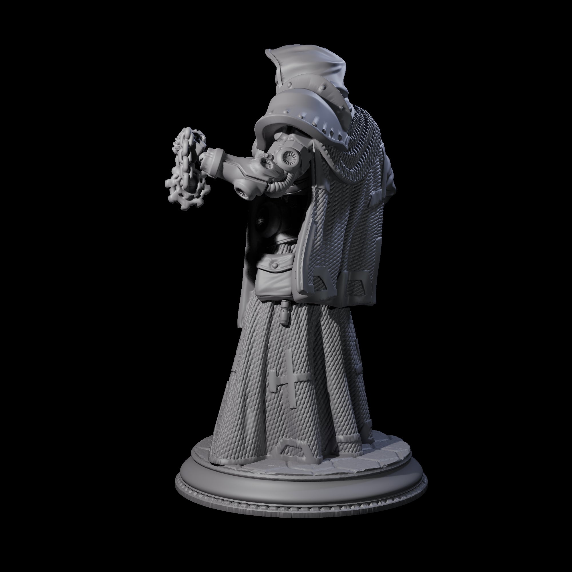 Masked Judge Miniature for Dungeons and Dragons, Pathfinder or other TTRPGs