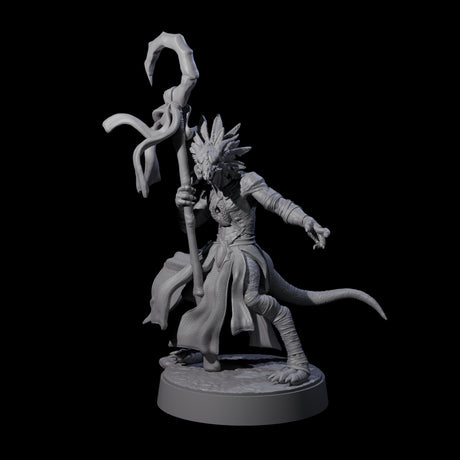 Masked Kobold Sorcerer Miniature for Dungeons and Dragons, Pathfinder or other TTRPGs