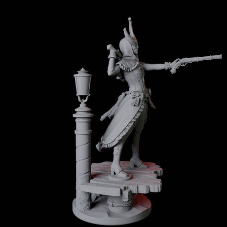 Masked Master Gunslinger Miniature for Dungeons and Dragons, Pathfinder or other TTRPGs