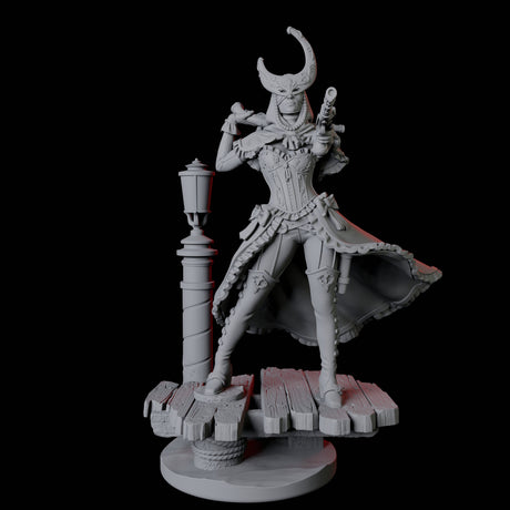 Masked Master Gunslinger Miniature for Dungeons and Dragons, Pathfinder or other TTRPGs