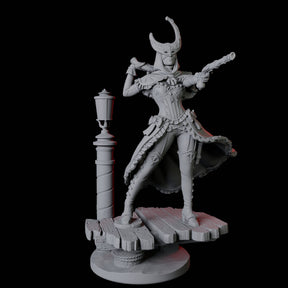 Masked Master Gunslinger Miniature for Dungeons and Dragons, Pathfinder or other TTRPGs
