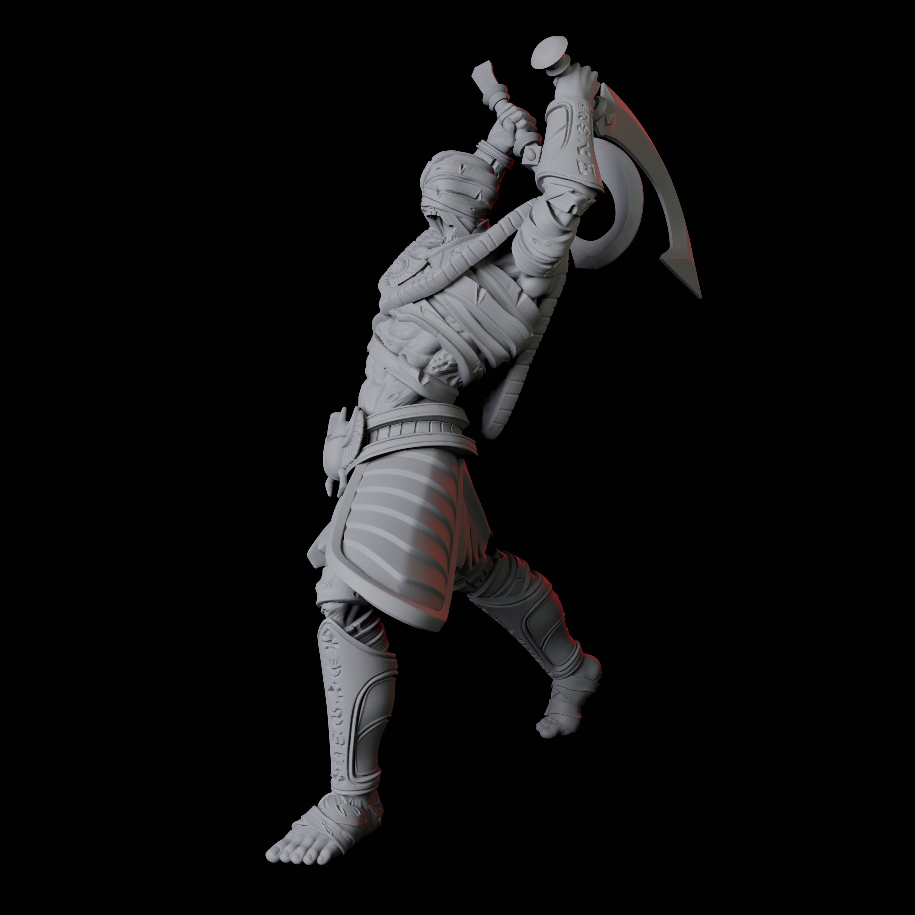Masked Pharaoh Guard A Miniature for Dungeons and Dragons, Pathfinder or other TTRPGs