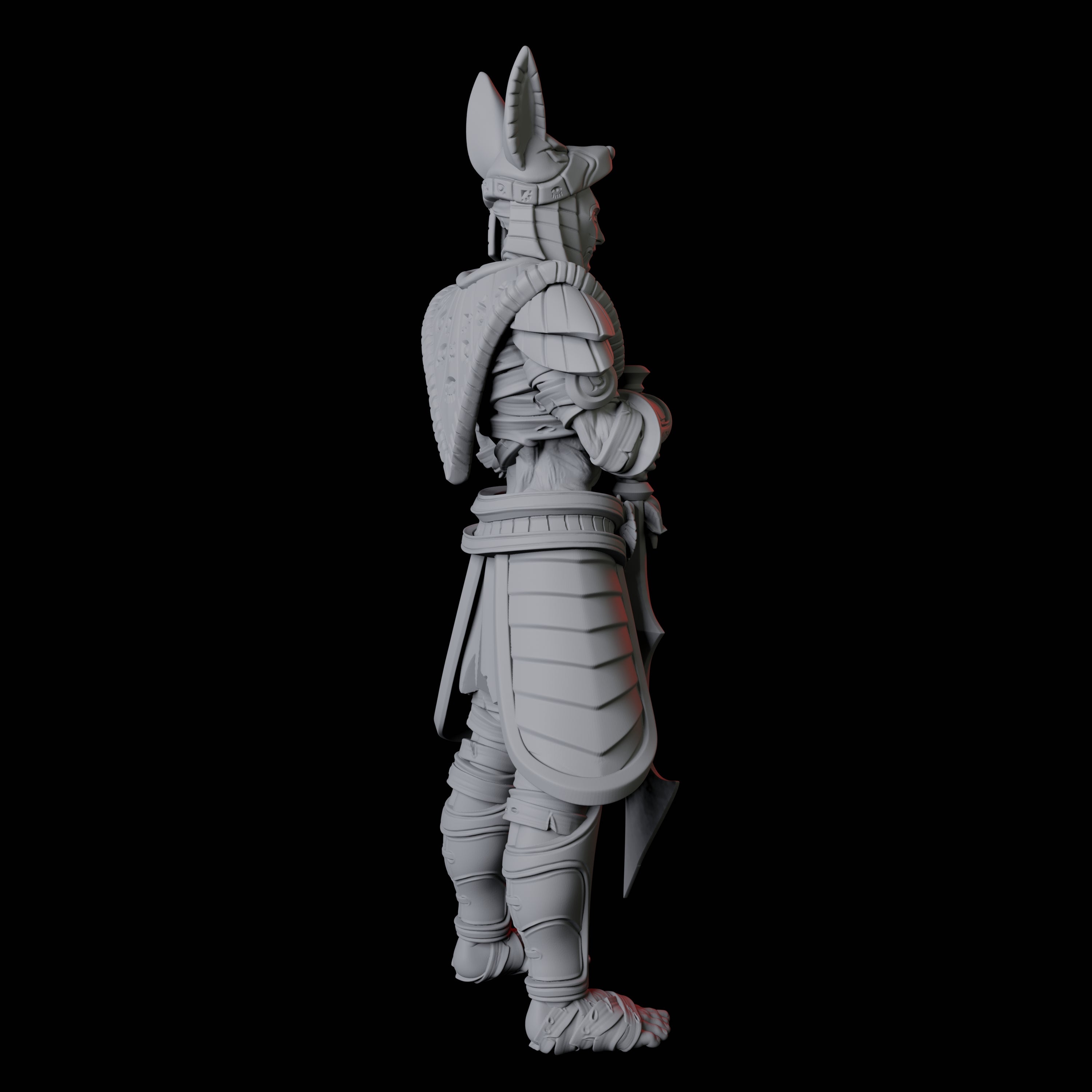 Masked Pharaoh Guard B Miniature for Dungeons and Dragons, Pathfinder or other TTRPGs