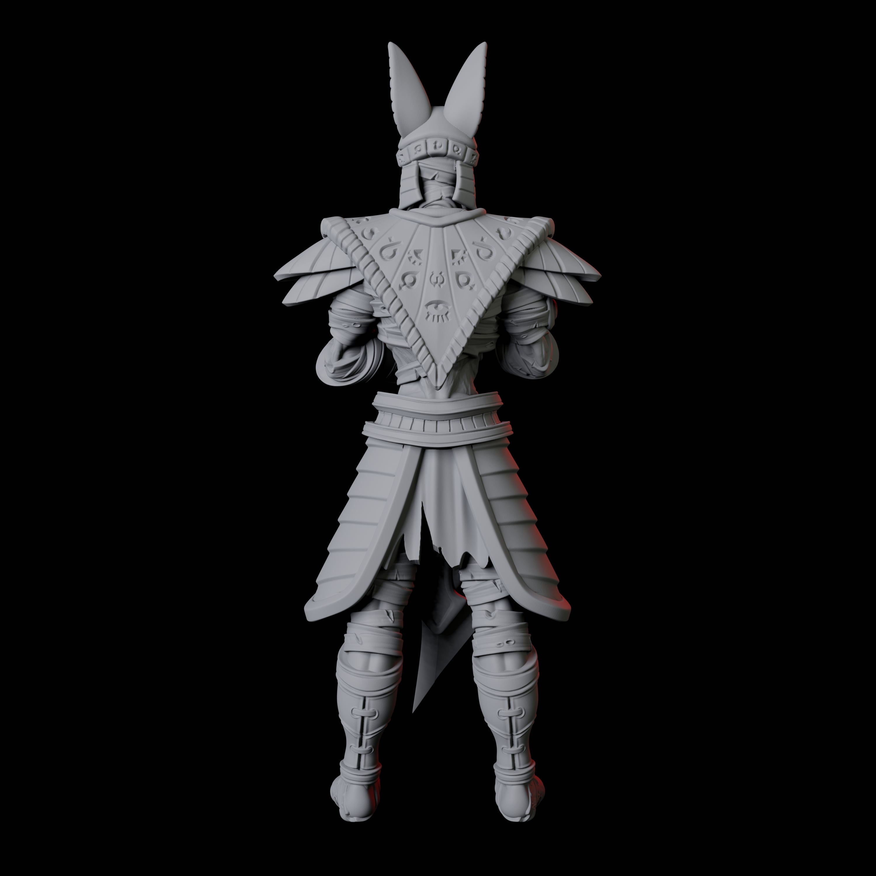 Masked Pharaoh Guard B Miniature for Dungeons and Dragons, Pathfinder or other TTRPGs