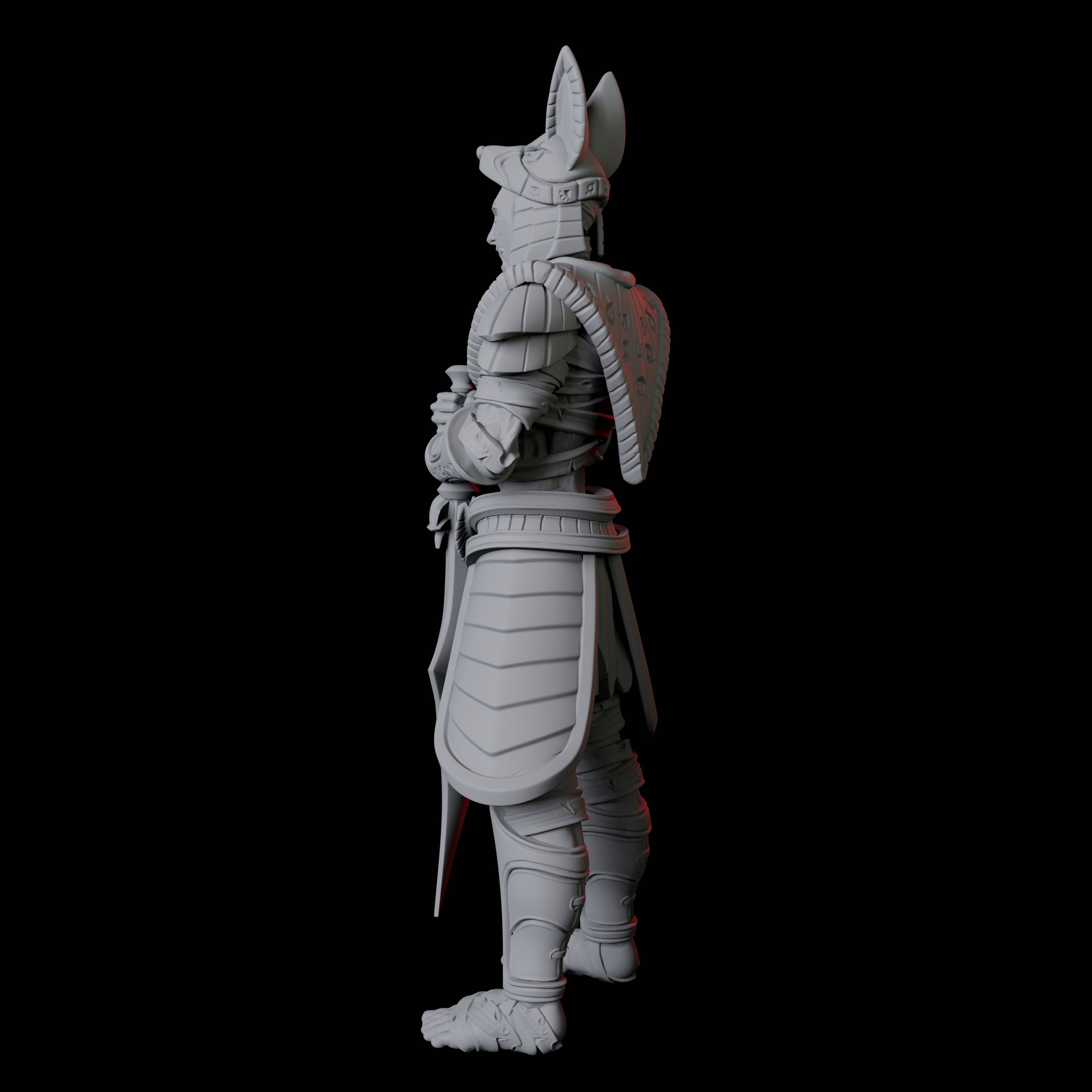 Masked Pharaoh Guard B Miniature for Dungeons and Dragons, Pathfinder or other TTRPGs