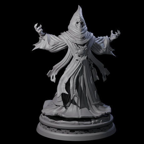 Masked Robed Cultist A Miniature for Dungeons and Dragons, Pathfinder or other TTRPGs