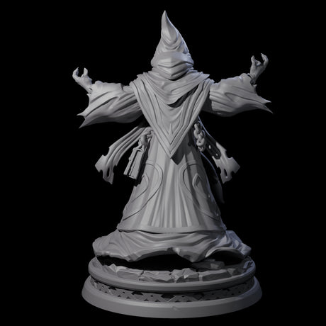 Masked Robed Cultist A Miniature for Dungeons and Dragons, Pathfinder or other TTRPGs