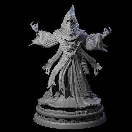 Masked Robed Cultist A Miniature for Dungeons and Dragons, Pathfinder or other TTRPGs