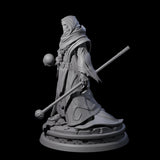 Masked Robed Cultist B Miniature for Dungeons and Dragons, Pathfinder or other TTRPGs