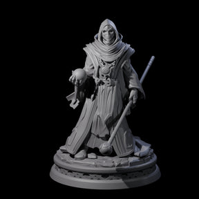 Masked Robed Cultist B Miniature for Dungeons and Dragons, Pathfinder or other TTRPGs