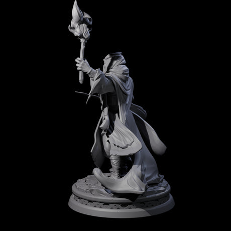 Masked Robed Cultist C Miniature for Dungeons and Dragons, Pathfinder or other TTRPGs