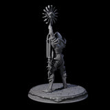 Masked Sun God Zealot Miniature for Dungeons and Dragons, Pathfinder or other TTRPGs