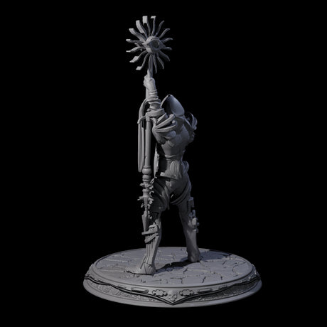 Masked Sun God Zealot Miniature for Dungeons and Dragons, Pathfinder or other TTRPGs