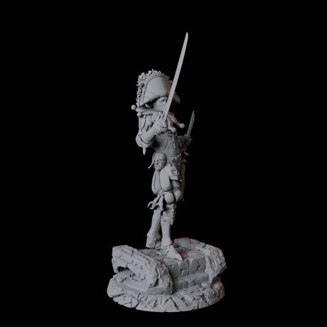 Masked Swordsman A Miniature for Dungeons and Dragons, Pathfinder or other TTRPGs