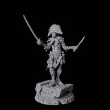 Masked Swordsman A Miniature for Dungeons and Dragons, Pathfinder or other TTRPGs