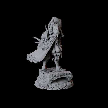 Masked Swordsman B Miniature for Dungeons and Dragons, Pathfinder or other TTRPGs