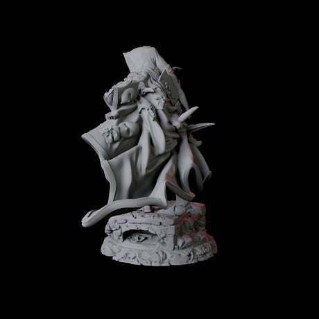 Masked Swordsman B Miniature for Dungeons and Dragons, Pathfinder or other TTRPGs