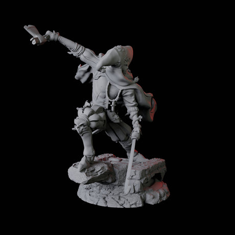 Masked Swordsman D Miniature for Dungeons and Dragons, Pathfinder or other TTRPGs