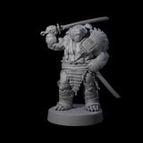 Masked Tortle Ninja A Miniature for Dungeons and Dragons, Pathfinder or other TTRPGs