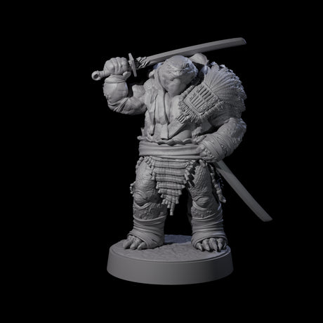 Masked Tortle Ninja A Miniature for Dungeons and Dragons, Pathfinder or other TTRPGs