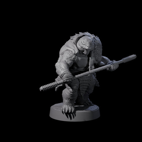 Masked Tortle Ninja B Miniature for Dungeons and Dragons, Pathfinder or other TTRPGs