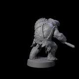 Masked Tortle Ninja B Miniature for Dungeons and Dragons, Pathfinder or other TTRPGs