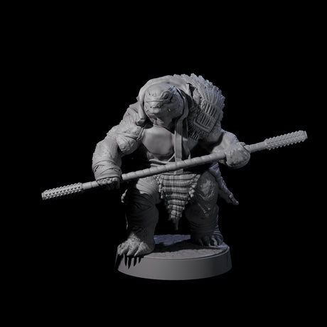 Masked Tortle Ninja B Miniature for Dungeons and Dragons, Pathfinder or other TTRPGs